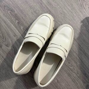 Women’s Cream Loafers